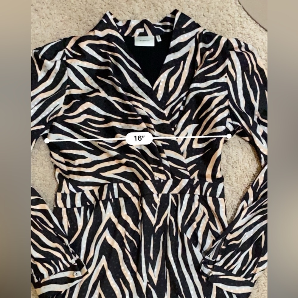 GESTUZ Fei Satin Jacquard Mini Dress size 40 US 8 - Picture 11 of 12